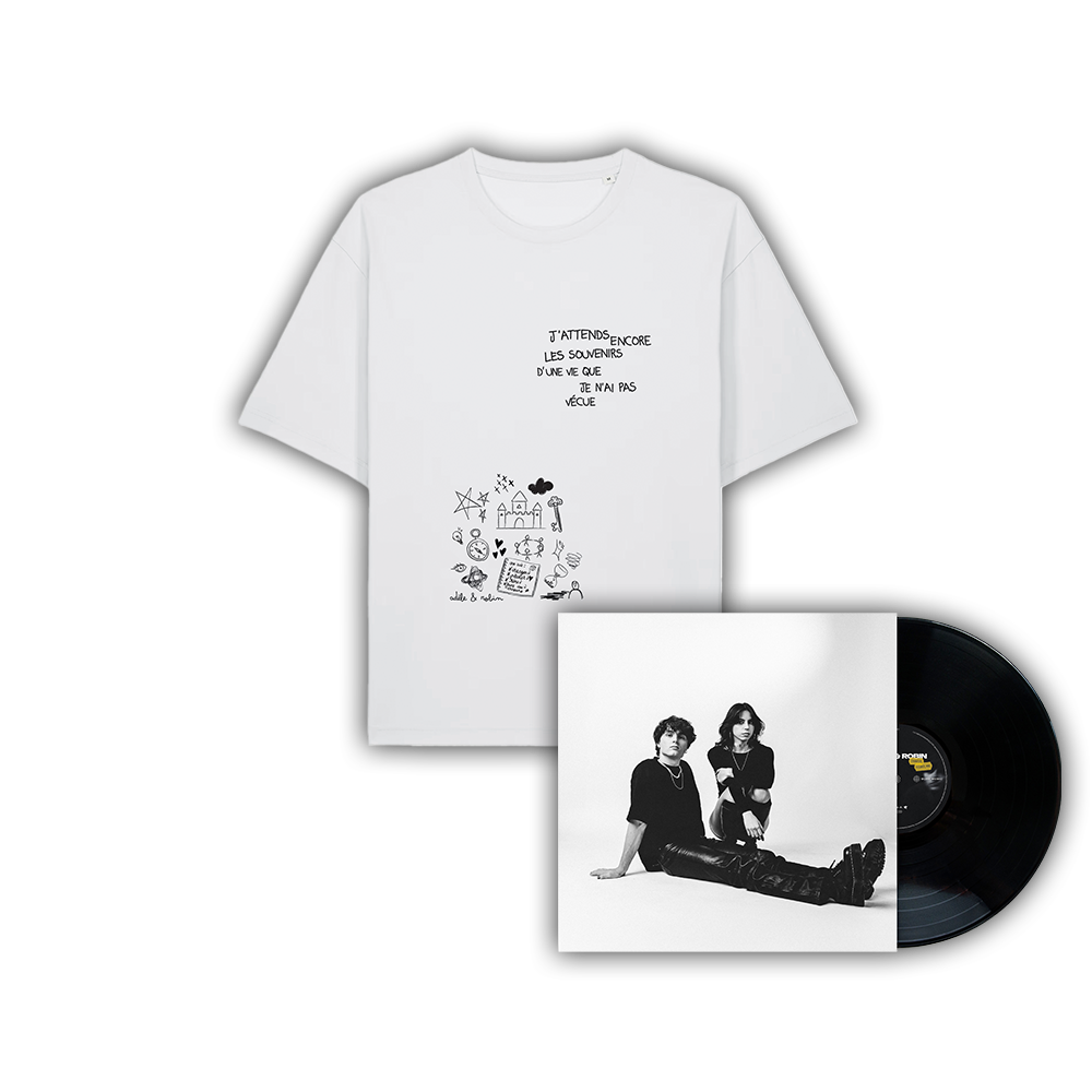 ADÈLE ET ROBIN - Changer, pleurer, rire | Pack LP + T-SHIRT