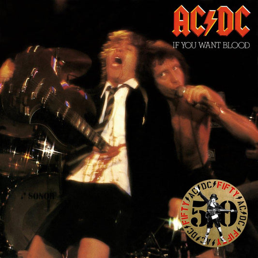 AC/DC - If You Want Blood You've Got It (50th Anniversary Gold Color Vinyl) | LP