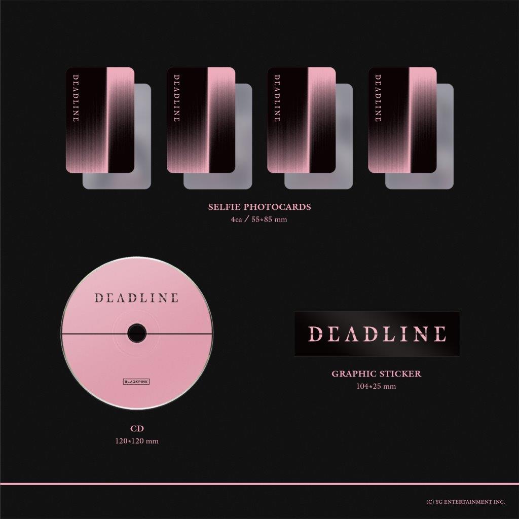 BLACKPINK - 3rd MINI ALBUM [DEADLINE] BLACK Version | BOXSET