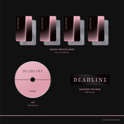BLACKPINK - 3rd MINI ALBUM [DEADLINE] BLACK Version | BOXSET