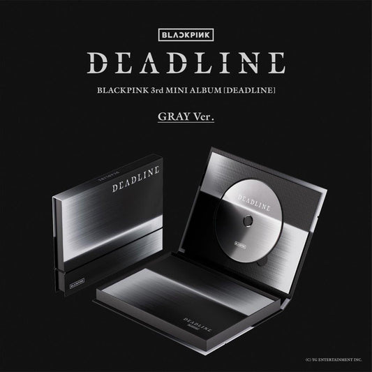 BLACKPINK - 3rd MINI ALBUM [DEADLINE] GRAY Version | BOXSET