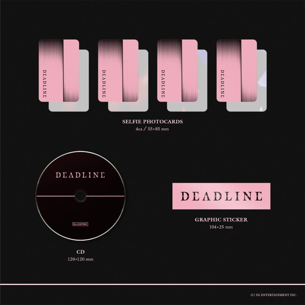 BLACKPINK - 3rd MINI ALBUM [DEADLINE] PINK Version | BOXSET