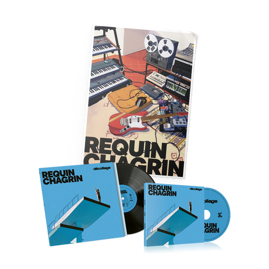 REQUIN CHAGRIN - Décollage | Pack CD + LP + Poster A2 dédicacé