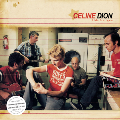 CÉLINE DION - 1 fille & 4 types (Blanc Nacré) | LP
