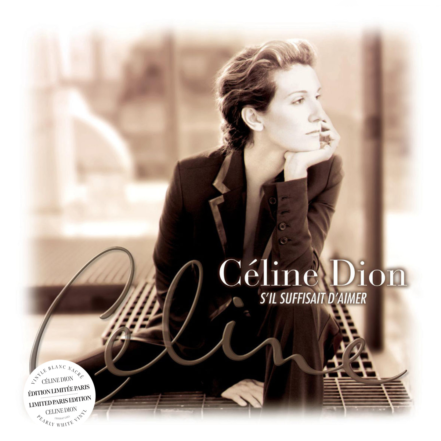 CÉLINE DION - S'il suffisait d'aimer (Blanc Nacré) | 2LP