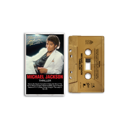 MICHAEL JACKSON - Thriller | Gold Metallic Cassette