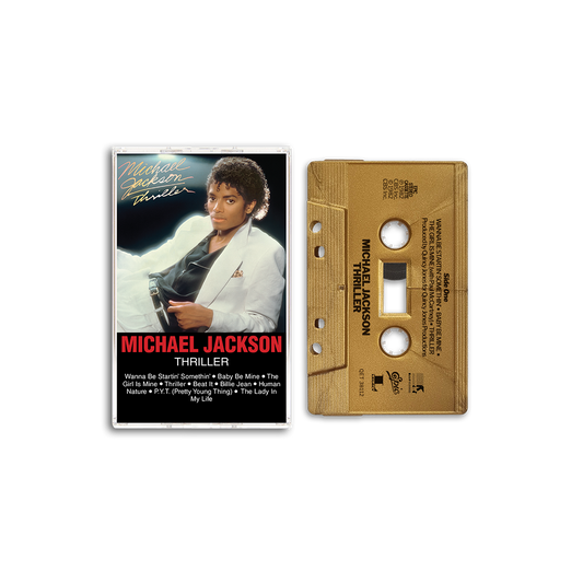 MICHAEL JACKSON - Thriller | Gold Metallic Cassette