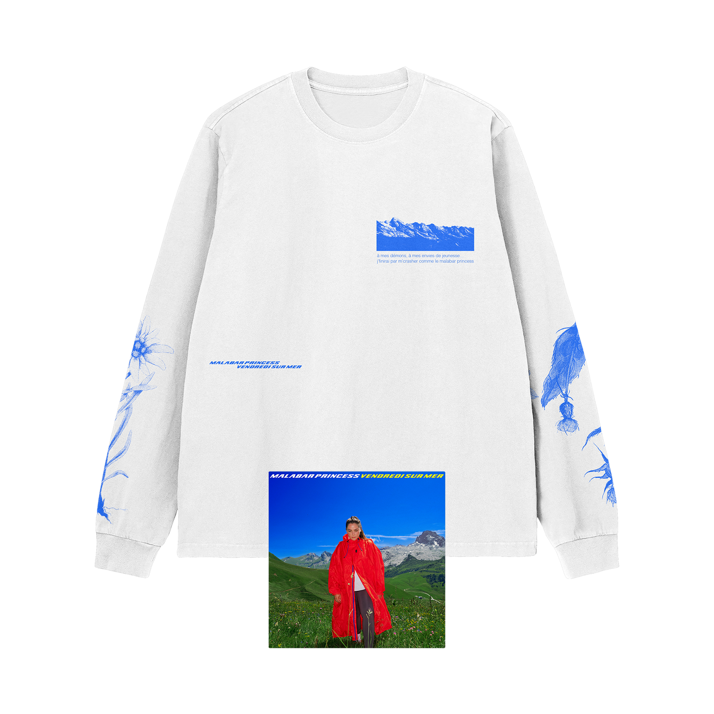 VENDREDI SUR MER - Malabar Princess |  PACK CD + T-SHIRT MANCHES LONGUES