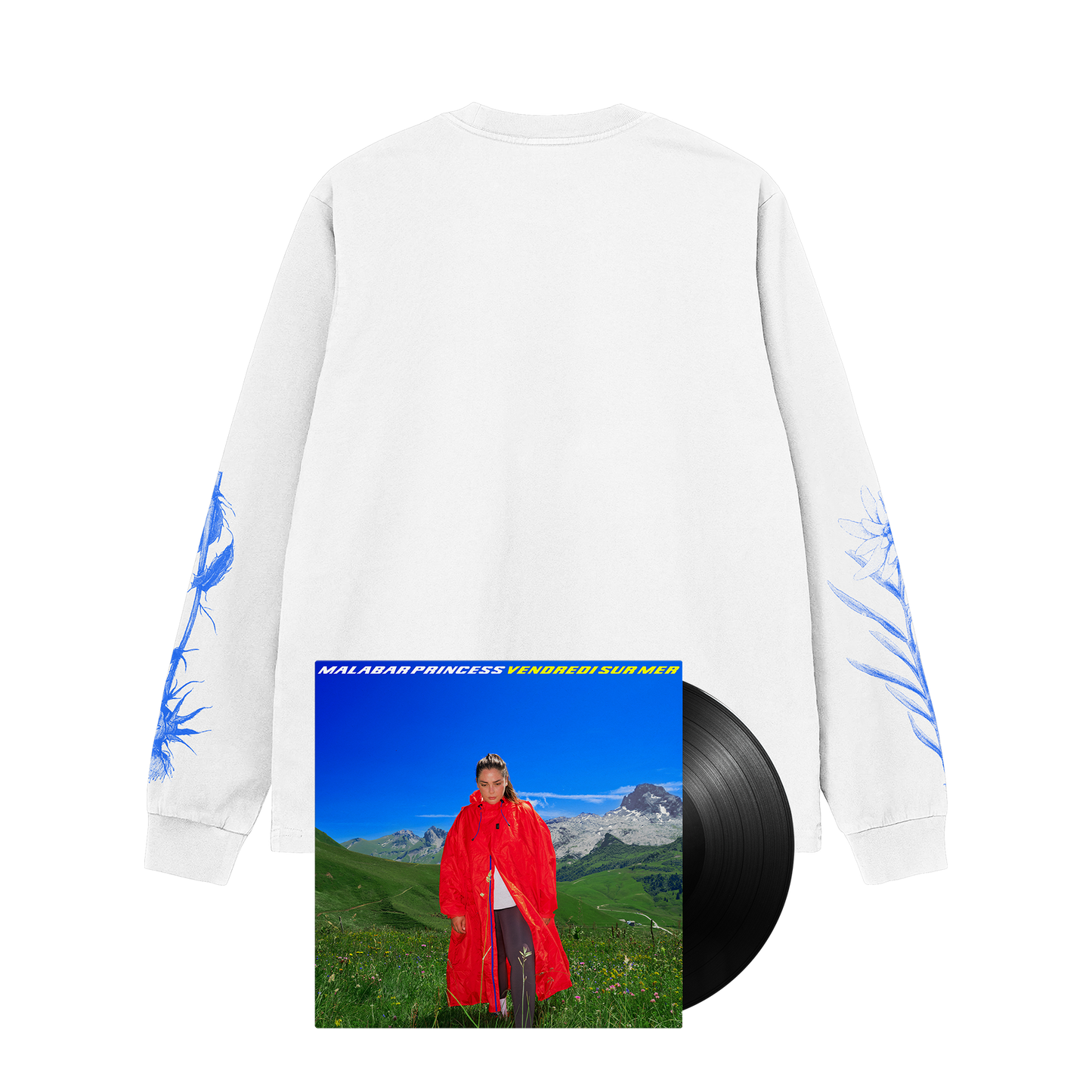 VENDREDI SUR MER - Malabar Princess |  PACK LP + T-SHIRT MANCHES LONGUES