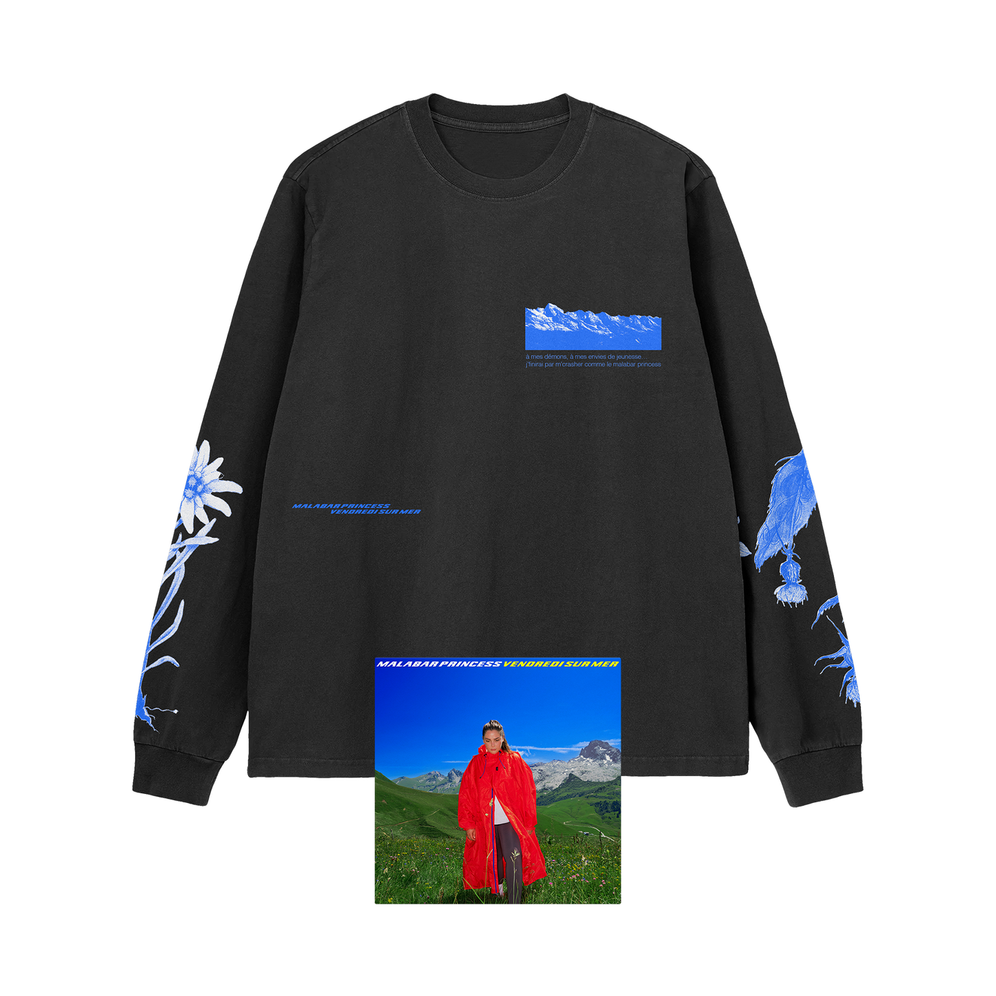 VENDREDI SUR MER - Malabar Princess |  PACK CD + T-SHIRT MANCHES LONGUES