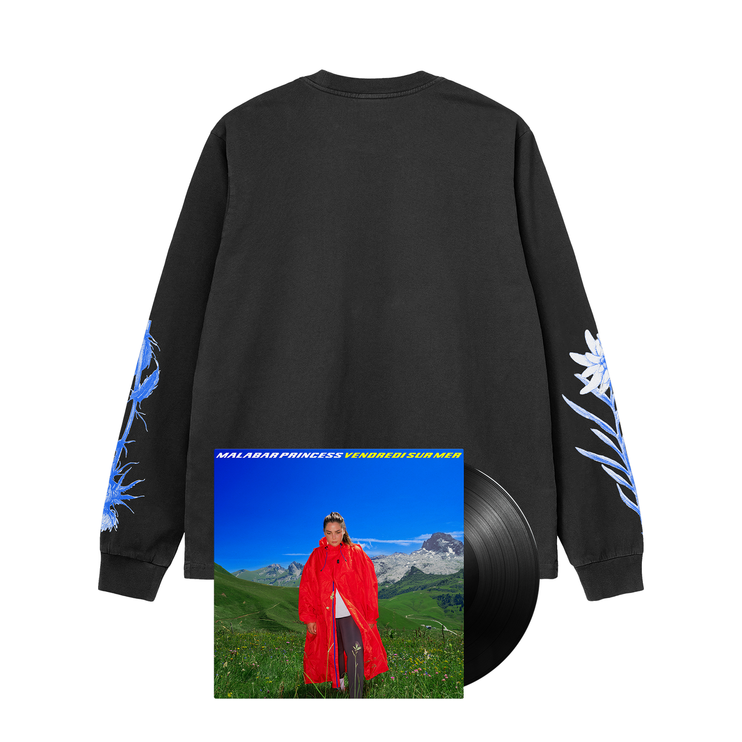 VENDREDI SUR MER - Malabar Princess |  PACK LP + T-SHIRT MANCHES LONGUES