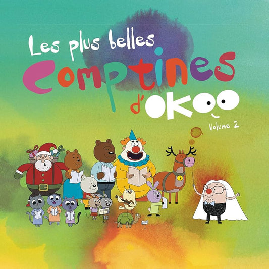 Les plus belles comptines d'Okoo (Volume 2) | CD Livre