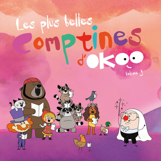 Les plus belles comptines d'Okoo (Volume 3) | CD Livre