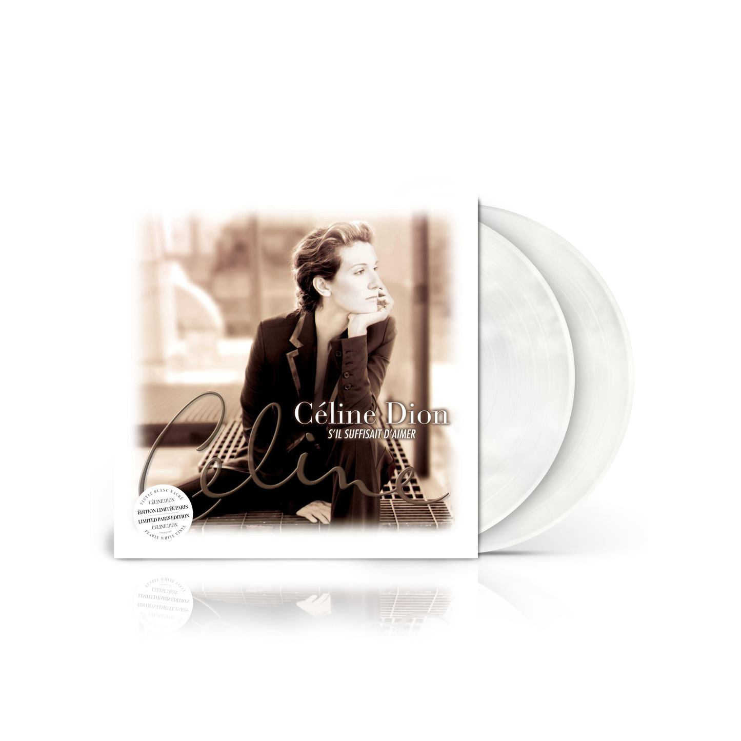 CÉLINE DION - S'il suffisait d'aimer (Blanc Nacré) | 2LP