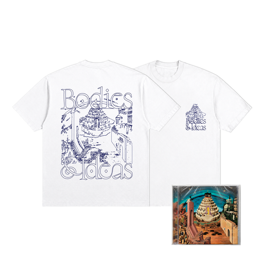 LÉON PHAL - Bodies & Ideas | Tee-shirt Blanc + CD ou LP