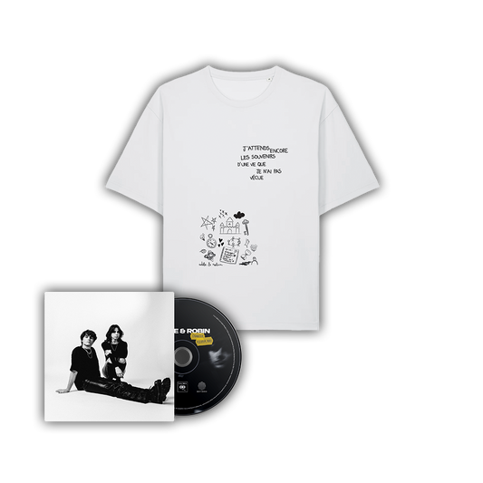 ADÈLE ET ROBIN - Changer, pleurer, rire | Pack CD + T-SHIRT