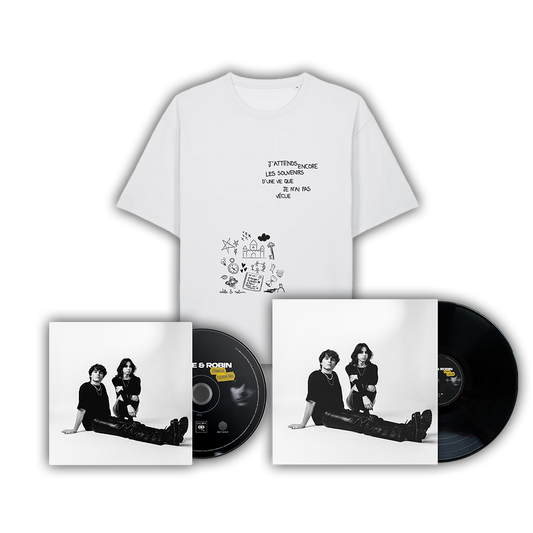 ADÈLE ET ROBIN - Changer, pleurer, rire | Pack CD + LP + T-SHIRT